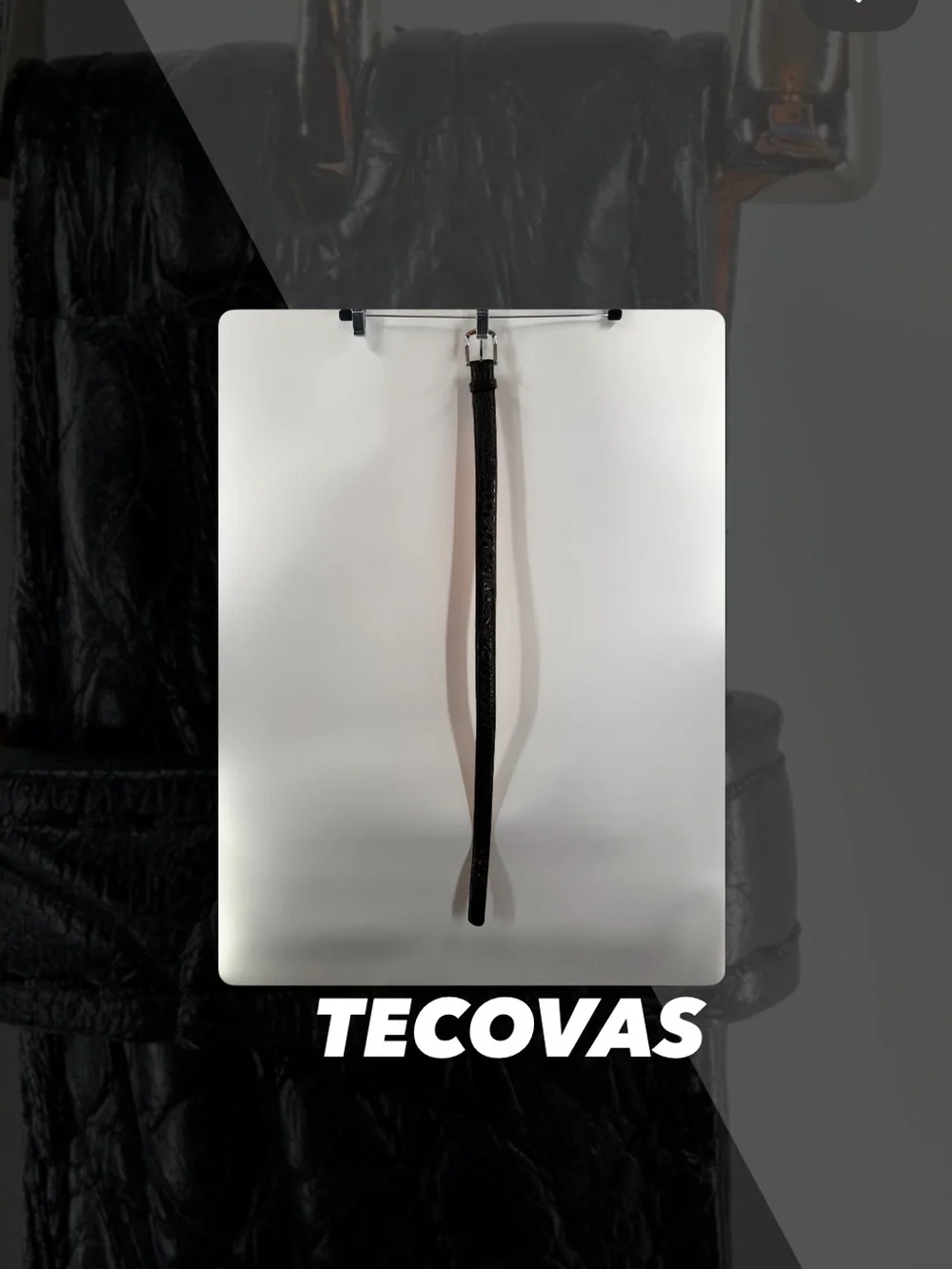 EUC Tecovas Genuine Alligator Belt